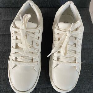 Call It Spring Women's Cream Sneakers